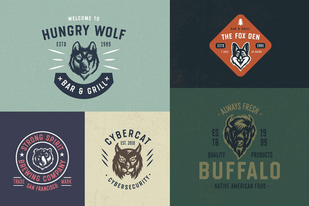 Savage Animals Vector Bundle