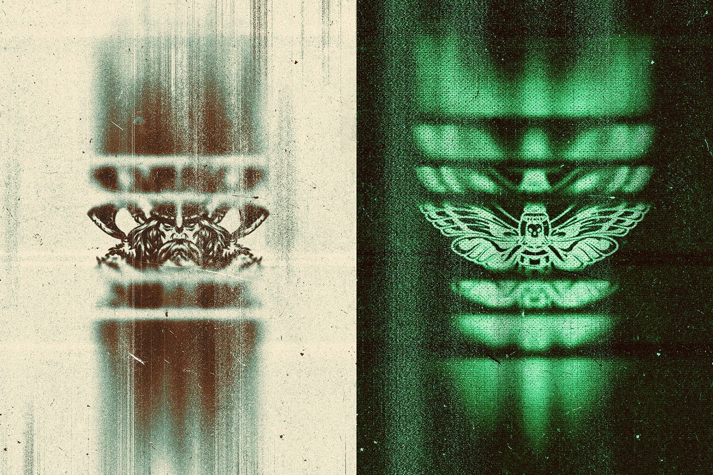 Printed Mess Text & Logo Effects Collection by Pixelbuddha