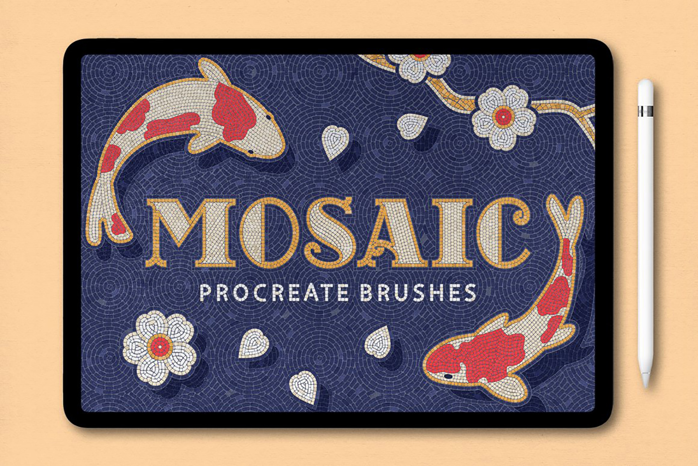 Mosaic Tile Procreate Brushes