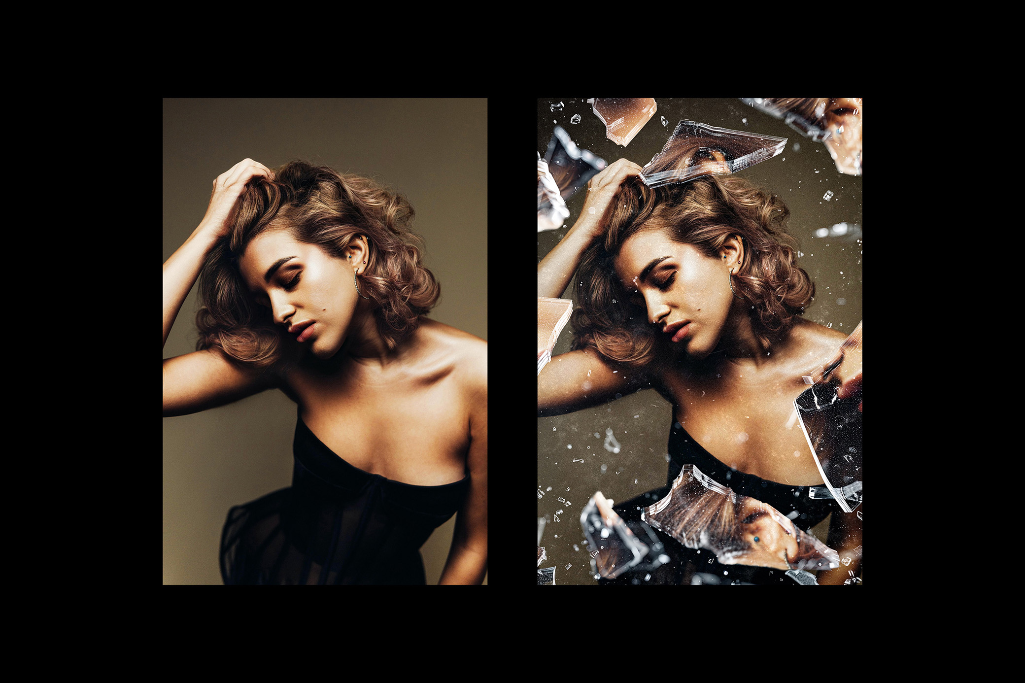 Keen Broken Glass Photo Effects