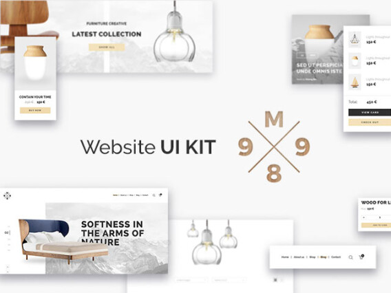 M989 Website UI Kit