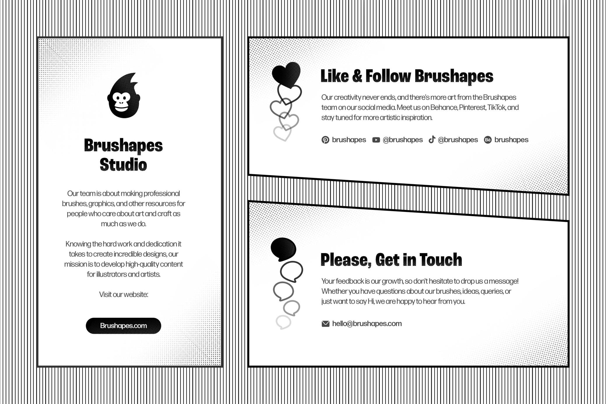 Manga Screentone Brushes for Illustrator