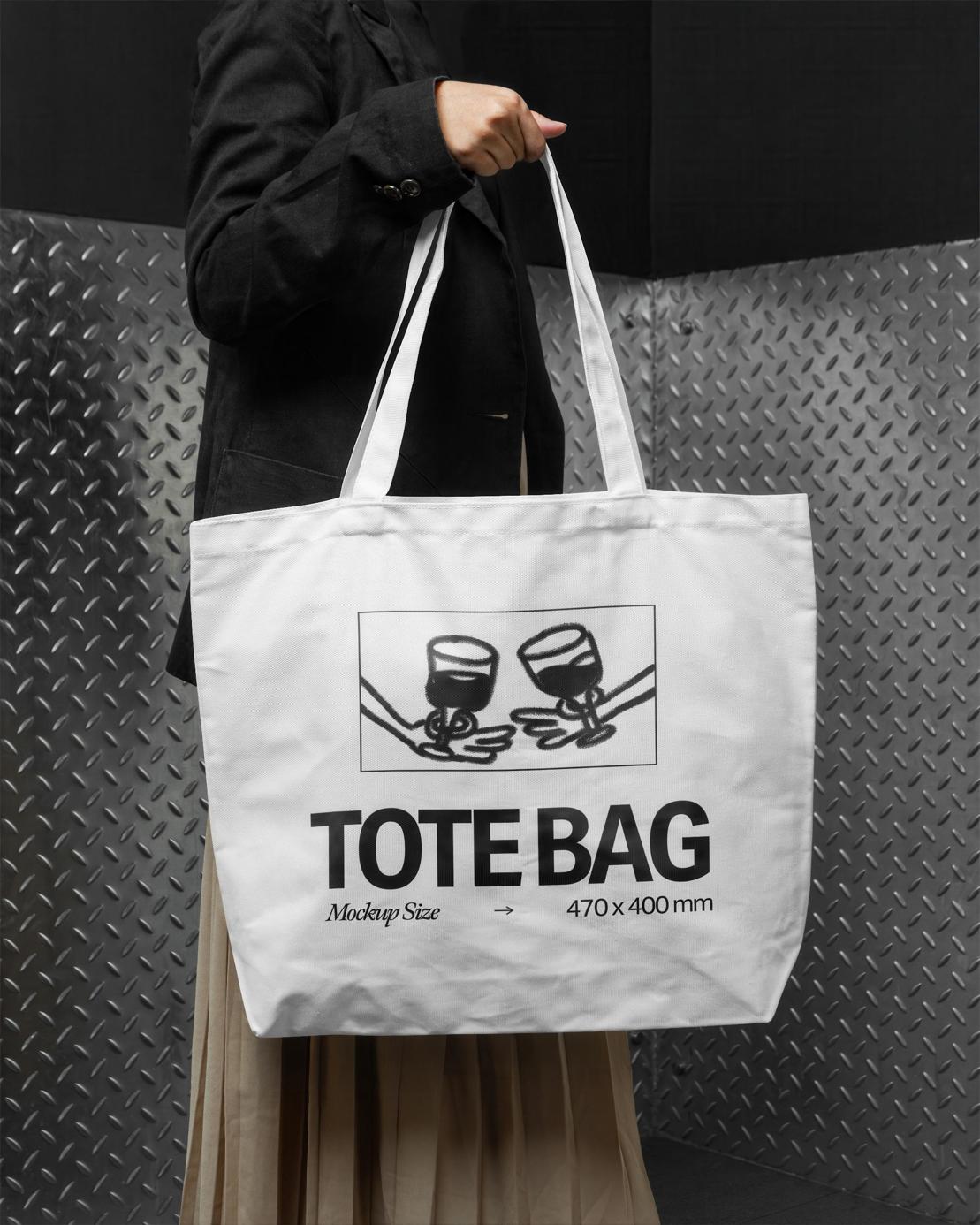 Canvas Tote Bag Mockup