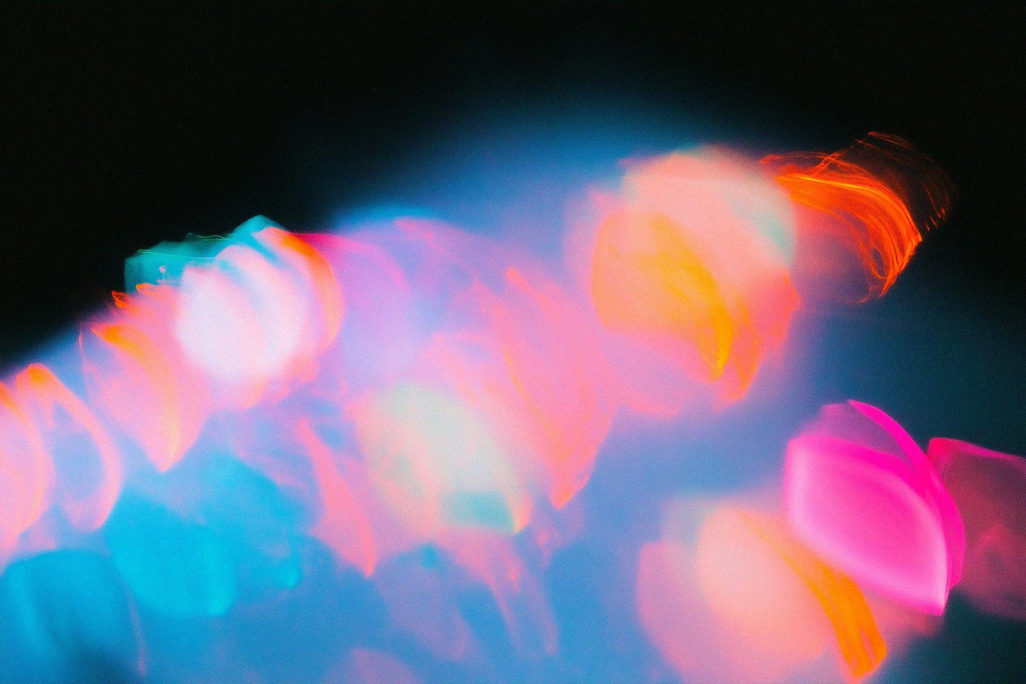 Abstract Smudged Lights Textures