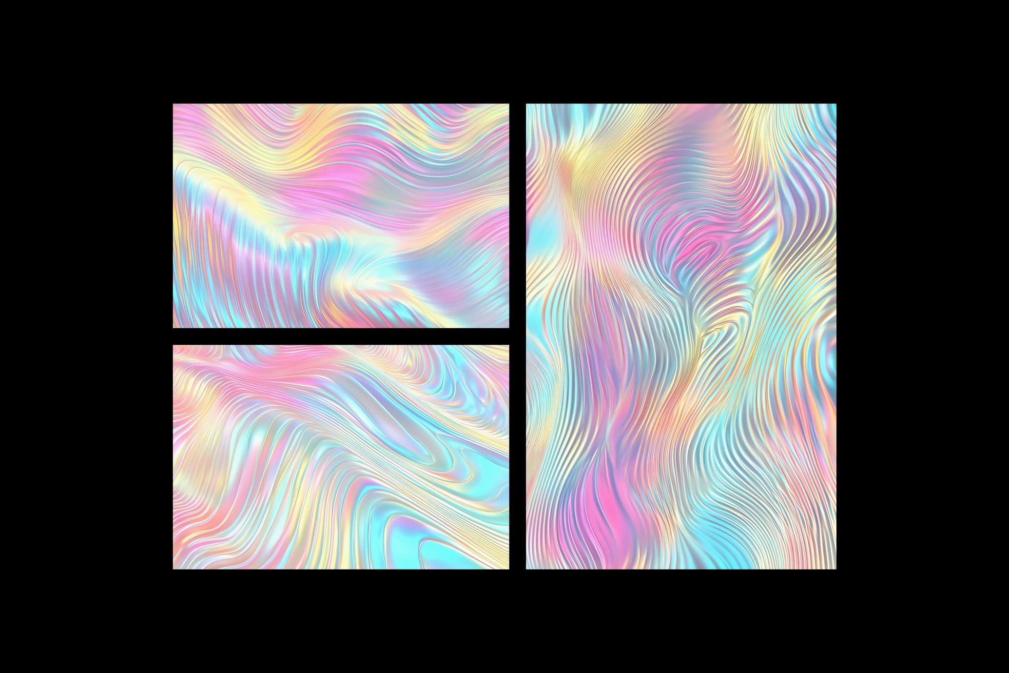 Ribbed Holo Textures
