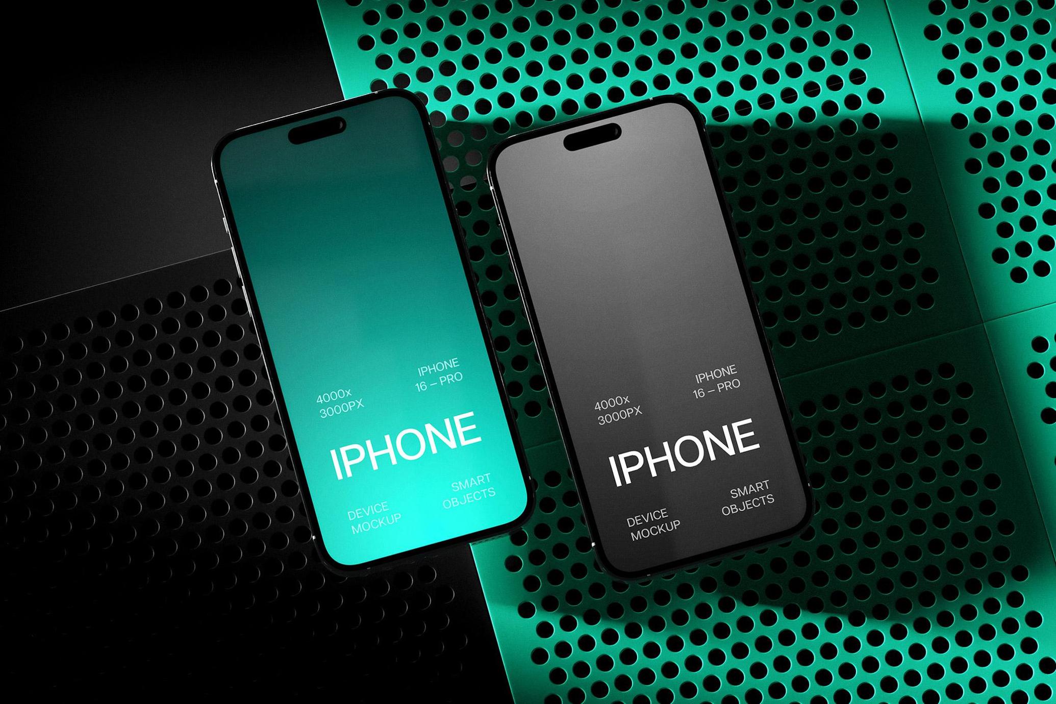 iPhone 16 Pro Device Mockup