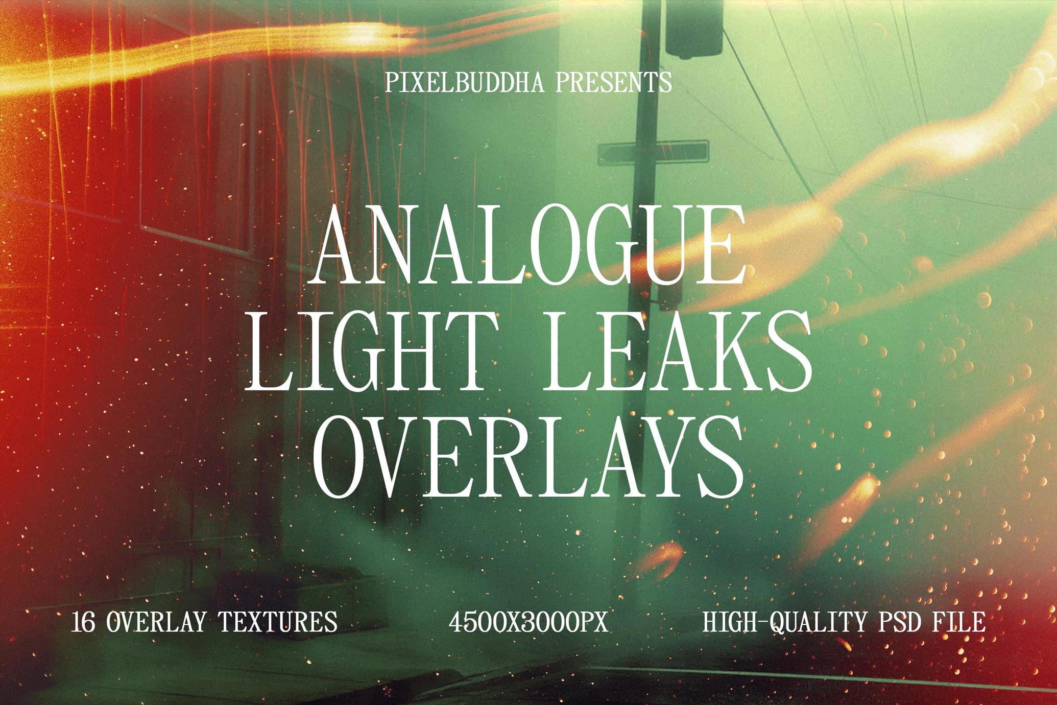 Analog Light Leaks Overlays