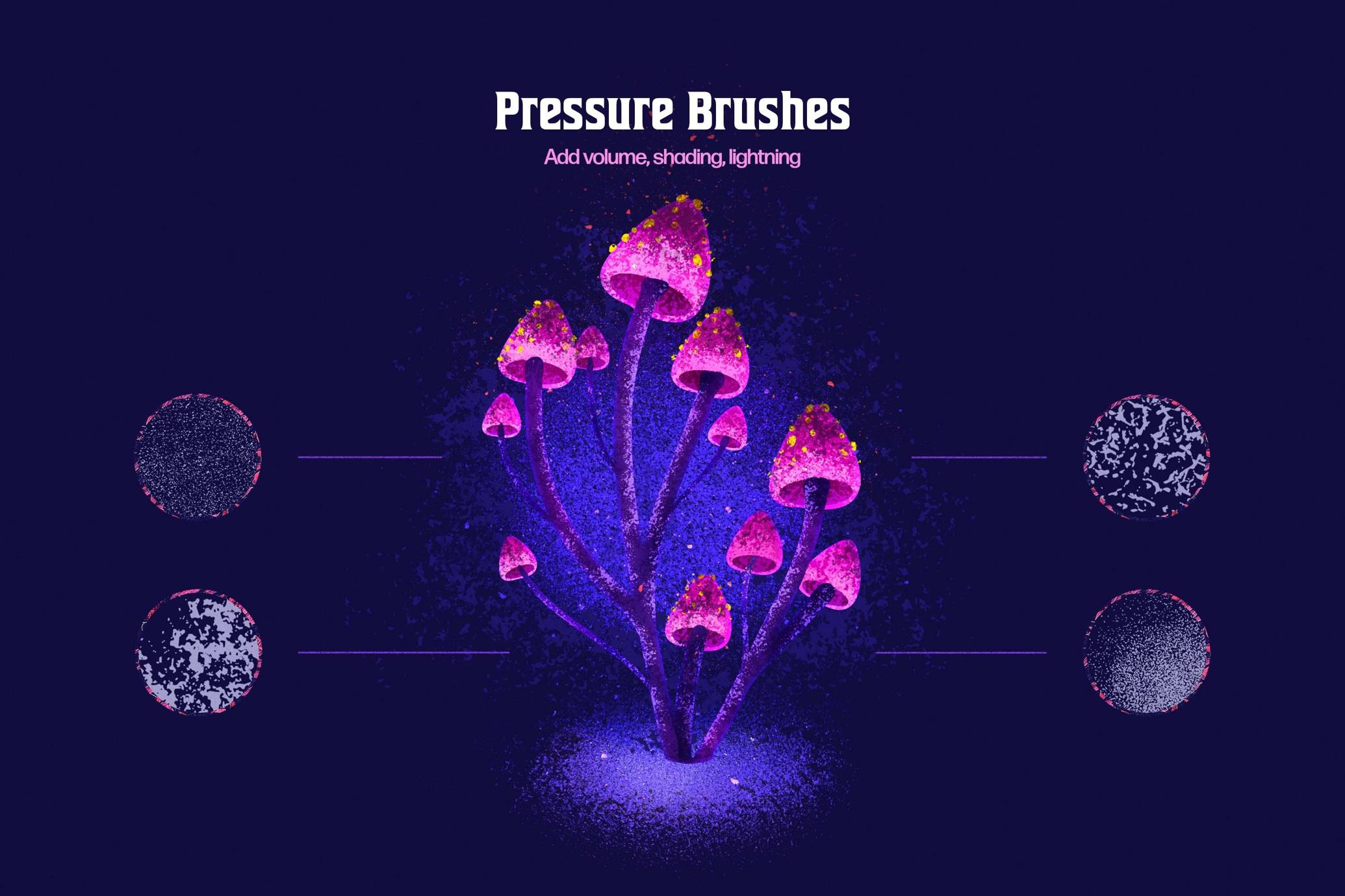 Texture DJ Brushes for Procreate